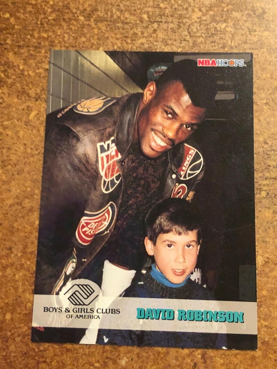 1993-94 NBA Hoops Basketball # 291 David Robinson Boys and Girls 