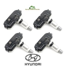 Set Of 4x Genuine Oem Hyundai Elantra Gls Limited Tpms Tire Pressure Sensors Kit