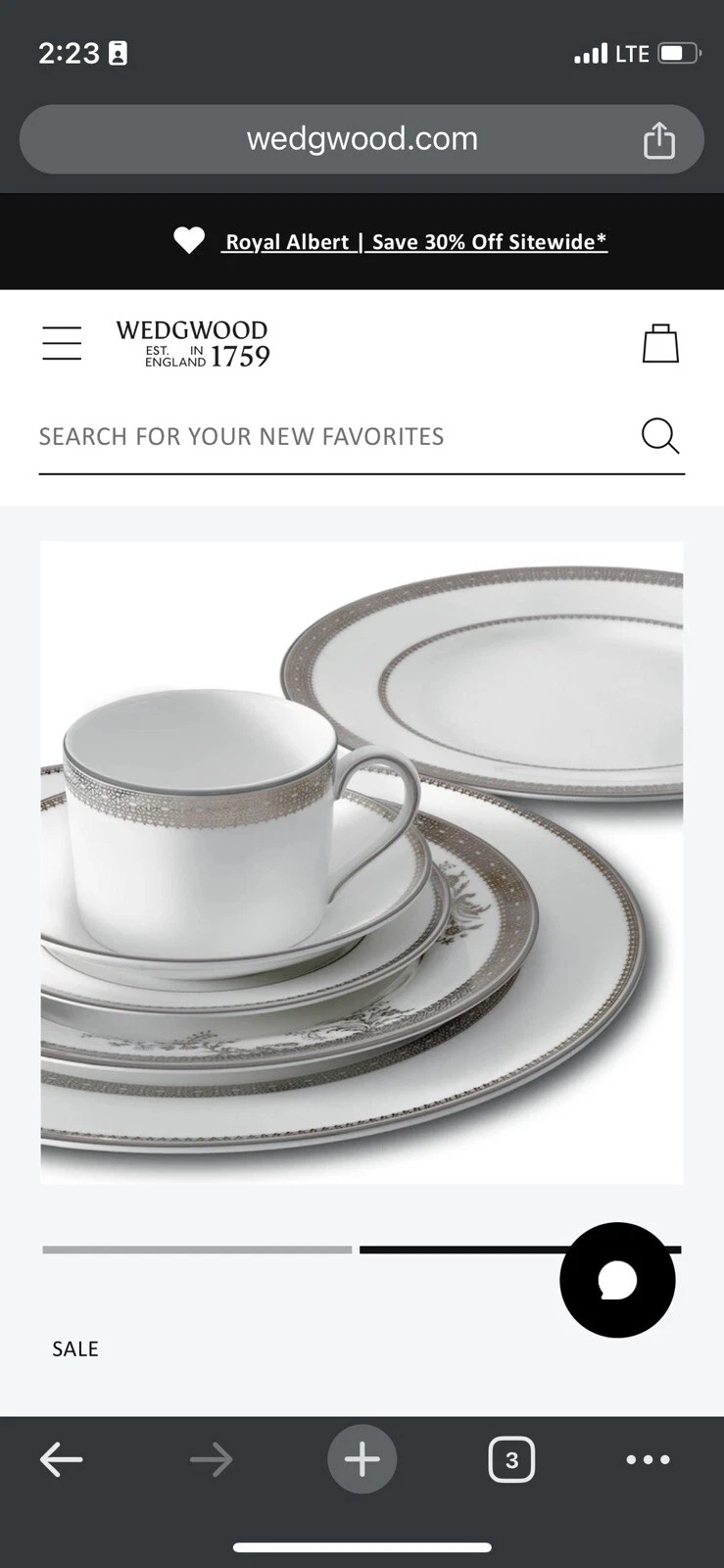 Wedgwood Vera Wang Vera Lace Place Setting - Thumbnail 3