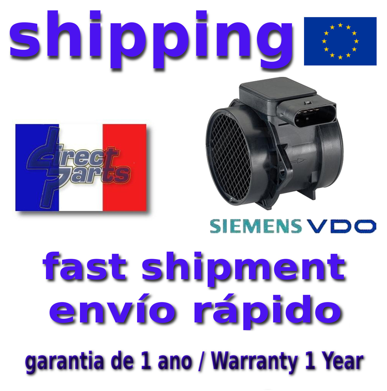 Débitmètre de masse d'air 5WK9624 à haute précision pour injection Volvo