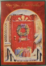 Heartfelt Christmas Card For Father FREE SHIPPING CHR83