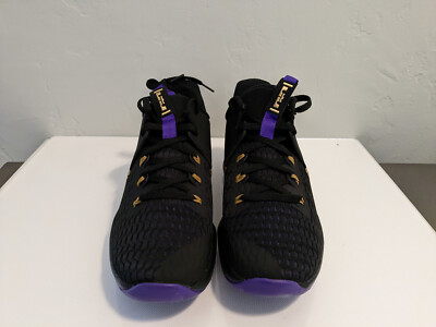 Nike Lebron Witness 5 LA Lakers Black Purple Gold CQ9380 003  display picture 3