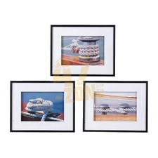 S/3 Rope Wall Arts Multicolor Indoor Outdoor Living Dining Room