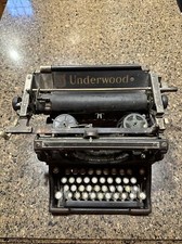 Rare Vintage 1915 Underwood No. 4 Bank Antique Portable Typewriter thumbnail