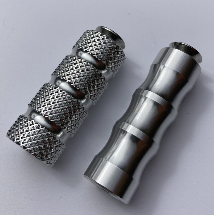 Motorcycle Toe Pegs for Racing Rearsets.Knurled Alloysuits SES,Promach