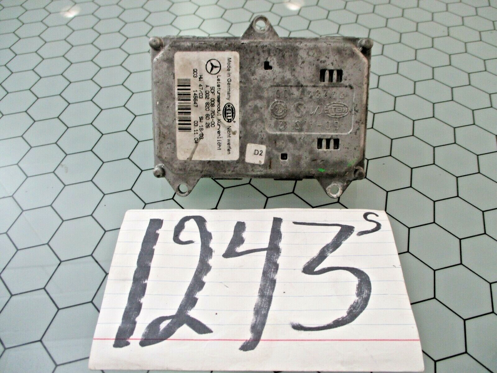 03 04 05 06 Mercedes E350 E55 HID Xenon Head Light Ballast Module #1243-S 