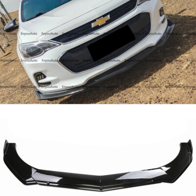 For Chevrolet Malibu UNIVERSAL Front Bumper Lip Spoiler Splitter Glossy Black