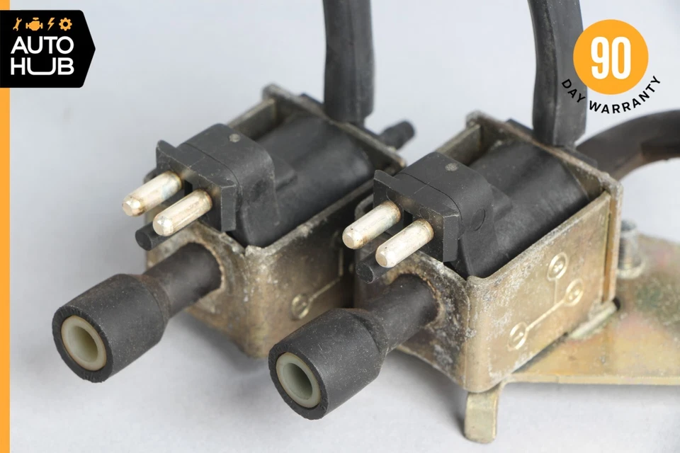 90-93 Mercedes 300SL 500SL Cambio Sobre EGR Juego de 2 Electroválvulas de Vacío OEM Foto 2 de 4