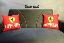 FERRARI  Cuscino d'arredo Divano Poliestere 40 X 40 cm   (  2  PEZZI )