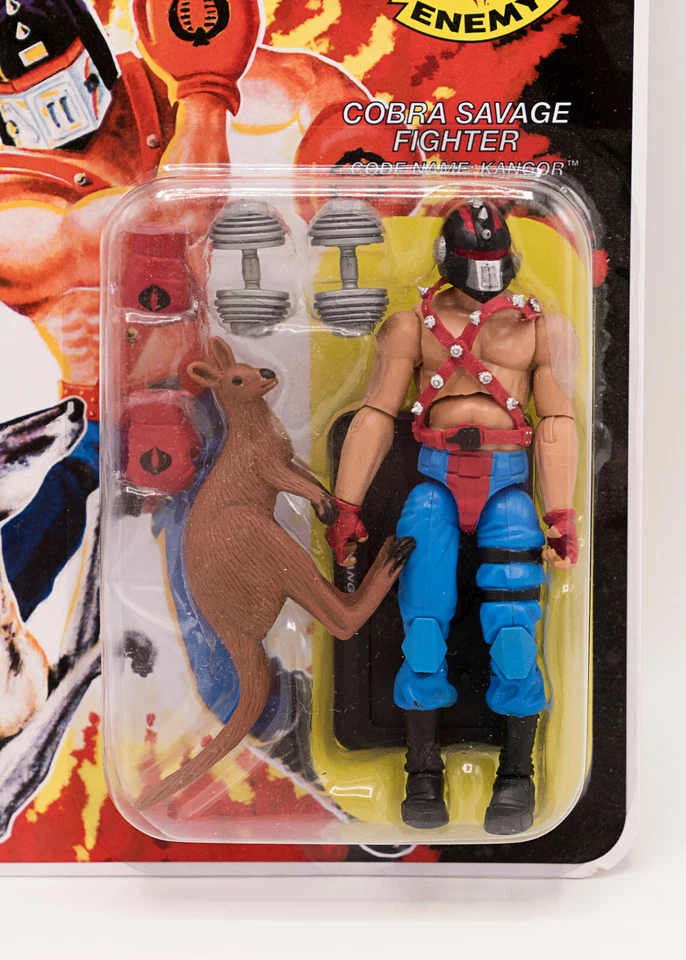 GI Joe Collectors Club Excl 7-05 2018 Cobra Savage Fighter nombre en código Kangor sin usar, en caja Foto 2 de 4