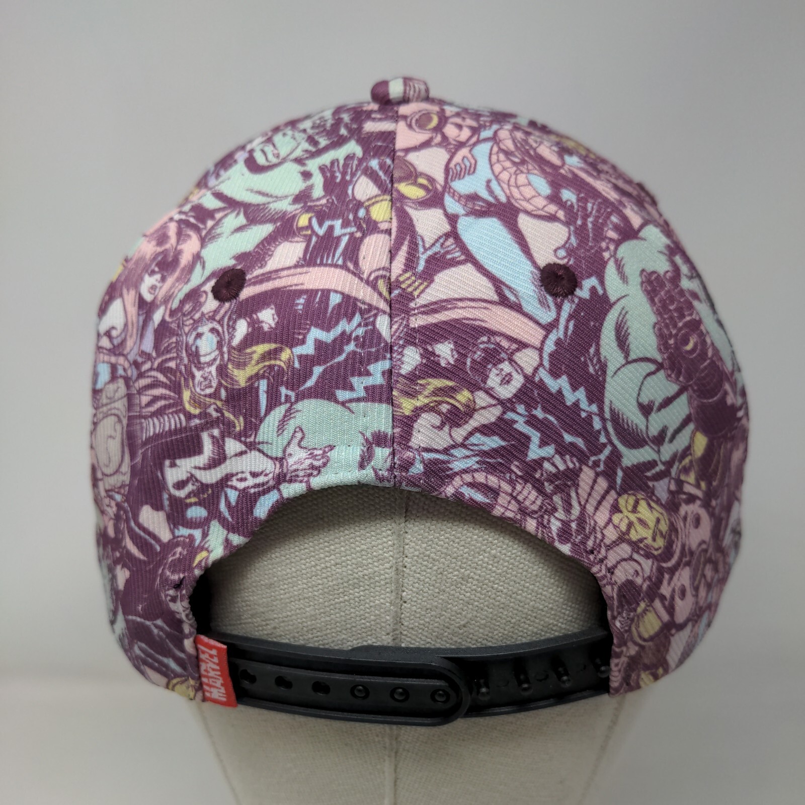 Marvel Comics Snapback Hat Multicolor OSFM Adjust… - image 5
