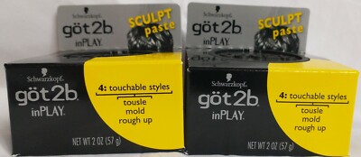 Lot of 2 Got2B in Play Sculpt Paste 2 Oz. Each 