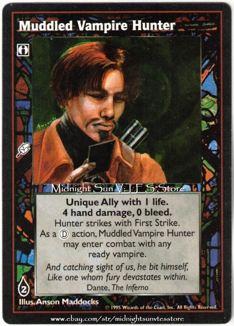 Muddled Vampire Hunter Vampire: The Eternal Struggle V:TES VTES