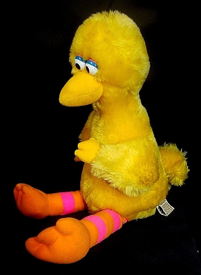 Sesame Street Big Bird Applause Yellow Bird 16" Made in Korea Vintage 1983 Plush - Image 2 of 4
