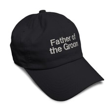 Soft Women Baseball Cap Father of The Groom Embroidery Dad Hats for Men