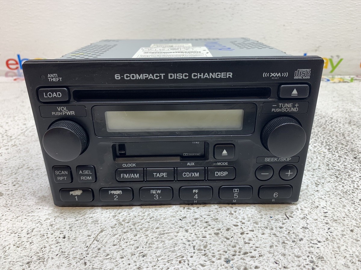 2005-2006 Honda CR-V CRV 2 DIN Radio Stereo 6 Disc CD Changer