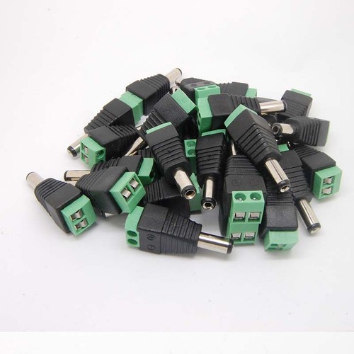 12V DC Power Jack Connectors Male/female Cable Adapter for CCTV Camera CAM DVR - Afbeelding 4 van 14