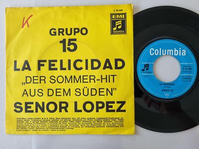 Grupo 15 - La felicidad 7'' Vinyl Germany