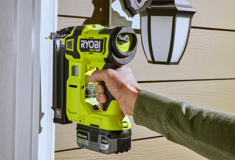RYOBI ONE+ HP 18V 18-Gauge Brushless Cordless AirStrike Brad Nailer (Tool Only)