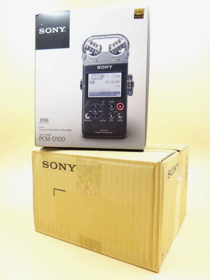 Sony PCM-D100 High Resolution Portable Stereo Digital Recorder DSD PCMD100