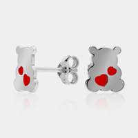 Ohrstecker 925 Silber Mit Emaille Damenschmuck Echtschmuck Ohrringe