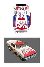 Don the Snake Prudhomme Hotwheels Cuda decal 1/24 scale Revell MPC