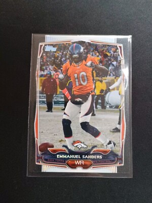 2014 Topps Football Emmanuel Sanders Black #12 02/59