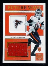 2022 Panini Encased Future Wave Materials Desmond Ridder RC Jersey 48/99 Falcons
