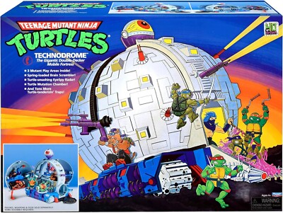 Technodrome Playmates Ninja Turtles Teenage Mutant Ninja Turtles TMNT Neu 