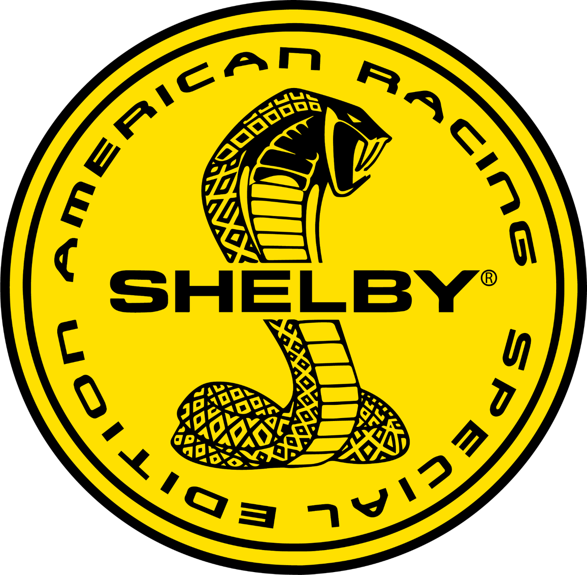 Autocollant Vinyle SHELBY COBRA - Décalcomanie Pour Voiture, Camion, Pare-chocs - 4 MIL - Fabriqué Aux USA - Marque Oracal
