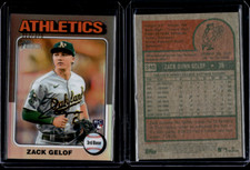 2024 Topps Heritage Silver Chrome Refractor Rookie #346 Zack Gelof /375