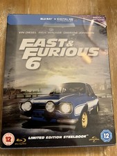 Image of FAST & FURIOUS 6 - UK EXCLUSIVE BLU RAY STEELBOOK - NEW & SEALED
