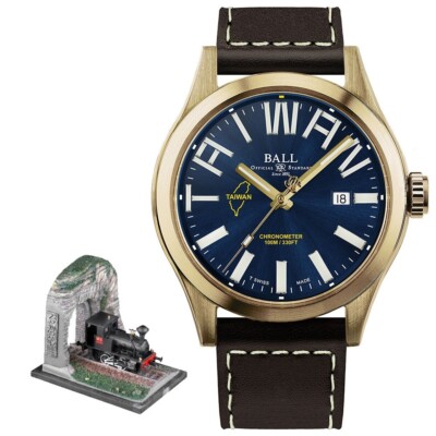 new BALL Ø43mm Taiwan Locomotive train bronze Engineer M blue
