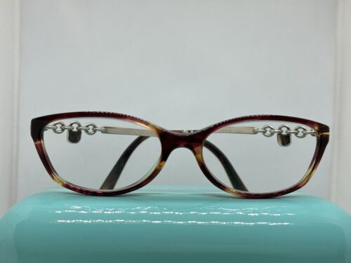 Tiffany & Co. TF2063 8081 ~ Havana Violet / Silver Eyeglasses Frame ~ 52-16 135 - Picture 3 of 19