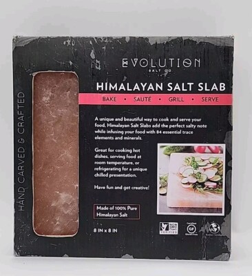Himalayan Salt Slab 8x8'' Evolution Salt Co New