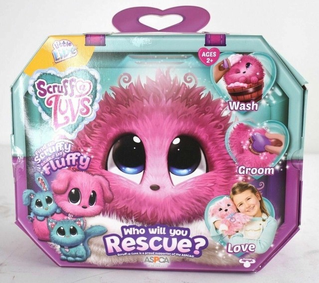Scruff-a-luvs Pink Puppy Cat or Bunny Little Live Pets 2018 in Hand for sale online | eBay