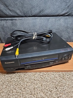 Panasonic PV-V4521 Blue Line Omnivision VHS VCR Player Tested