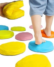 Image of 10-Pack of Stepping Stones for Kids - Soft, Non-Slip, Comfortable Balance Stone