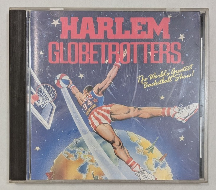 RARE Harlem Globetrotters World Tour Soundtrack Spirit of Game CD 1994 & Stubs