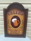 Vintage Wooden Wall Sign – 3D Beer Mug Design – 27"x16"