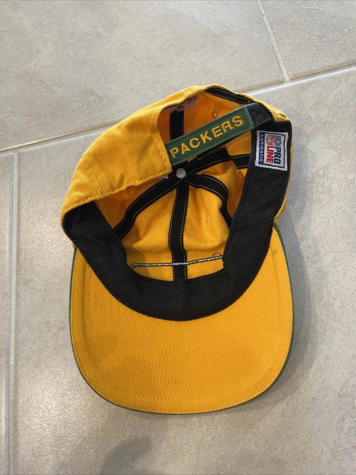 NFL Pro Line Hombres Gorra Gorra Green Bay Packers Nike Etiqueta Blanca De Colección Años 90 Talla Única Foto 4 de 4