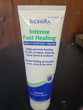 TriDerma Intense Fast Healing Cream Multi-Purpose for Face & Body 4 oz Tube EX27