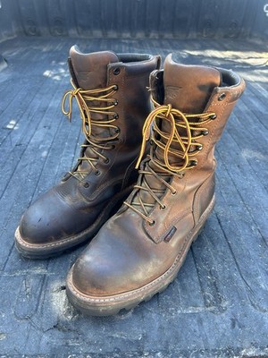 REDWING LOGGERMAX 9 Inch Waterproof Steel Toe 7.5D 