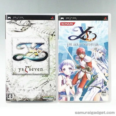 Ys 7 - Ys Seven - & Ys 6 (Ys VI) - The Ark of Napishtim - PSP [Japan Import] - Photo 1/4