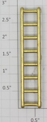 Lionel 213-6 Brass 8-Rung 200 & 500 Series Stock, Reefer, & Boxcar Ladder (1)