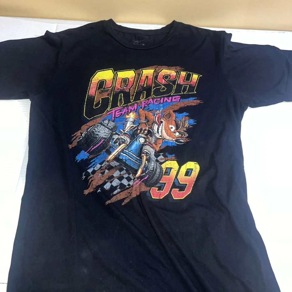 Рубашка Crash Bandicoot CTR Crash Team Racing Nitro Fueled размер большой L - Изображение 2 из 4