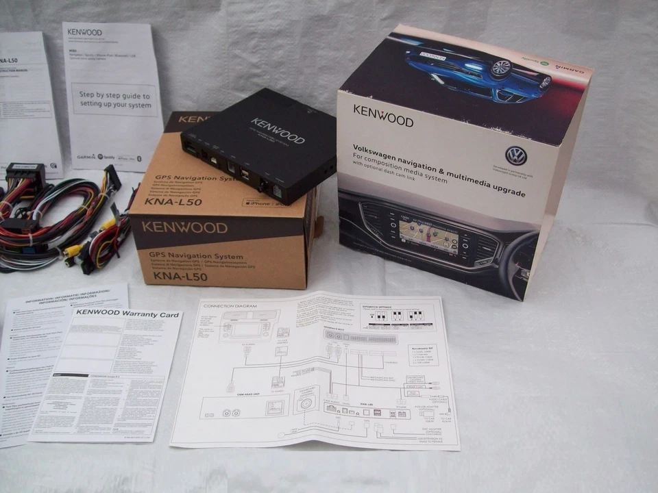 VW Kenwood Navigation And Multimedia Upgrade KNA-L50 ZGB5G0051MBDR - Image 4 of 4