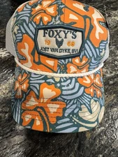NWT Foxy's Bar In Jost Van Dyke, B.V.I. British Virgin Islands hat