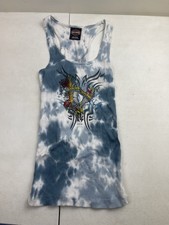 Harley-Davidson 2007 Motorcycle Tank Top Shirt Blue White Size M