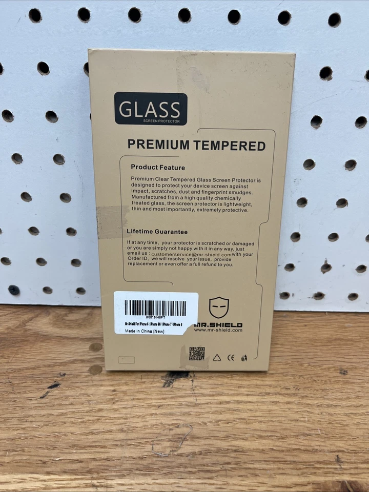 Mr. Shield Tempered Glass Screen Protector for iPhone 8+/7+/6s+/6+ - 3 pack - Image 2 of 2